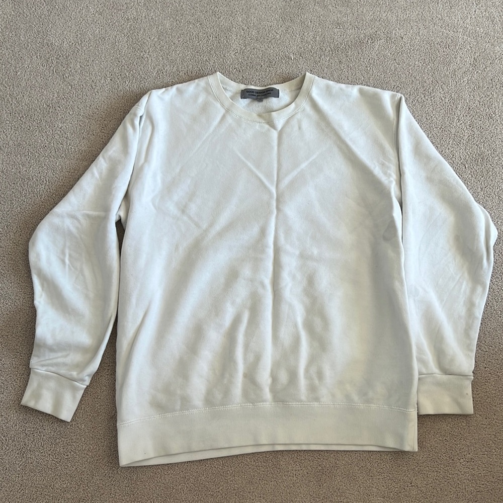 White CDG x Good Design Shop Sweatshirt